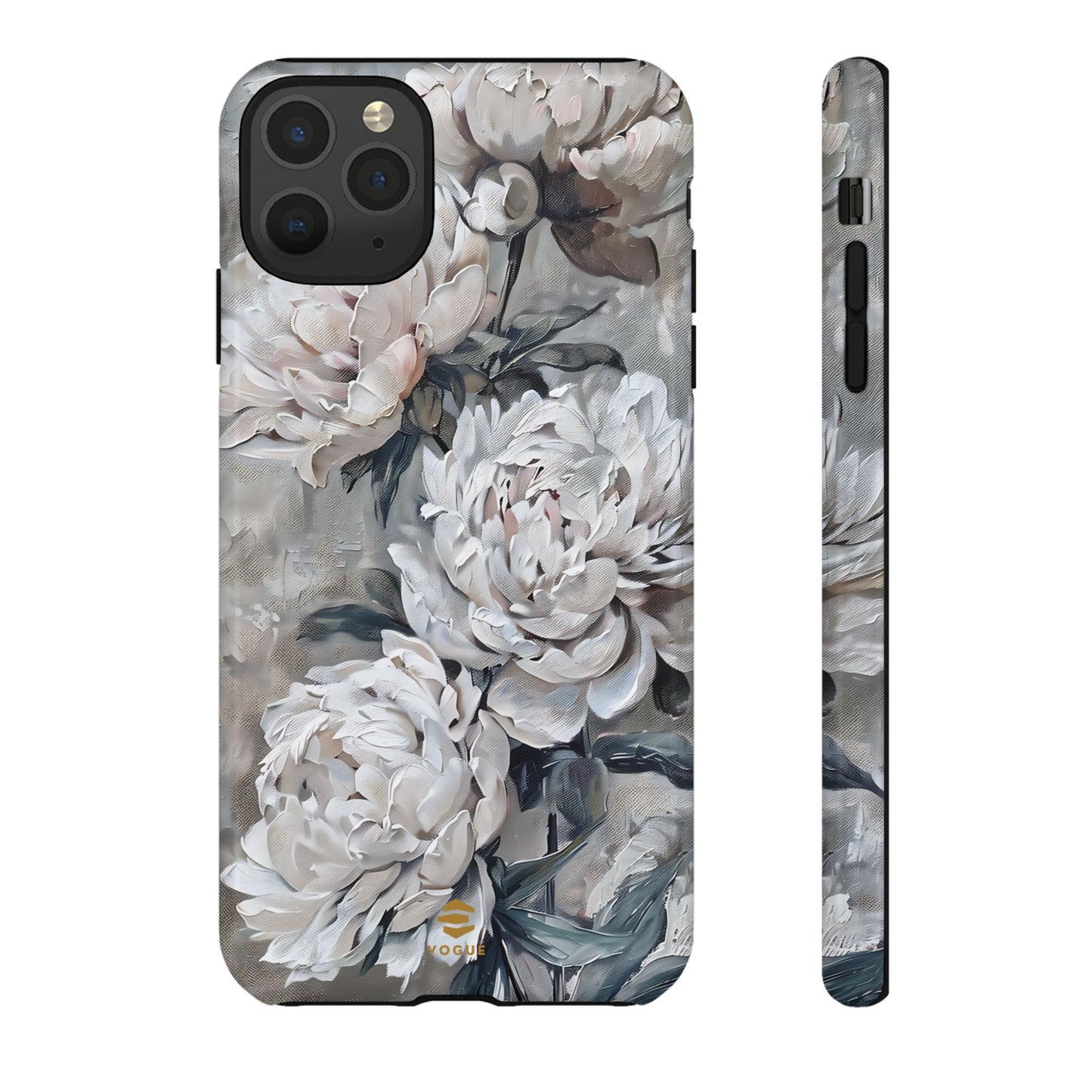 Funda para iPhone con pintura de peonías