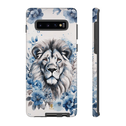 Lion Born to Win Samsung Galaxy Tough Phone Case