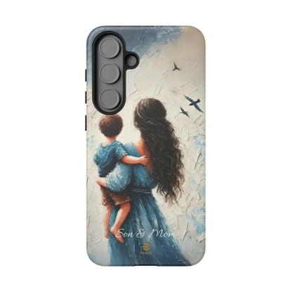 Custom Son & Mom Samsung Galaxy Tough Phone Case