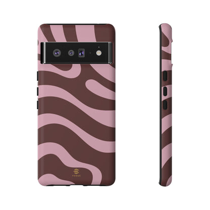 Maroon Ripple Google Pixel Case