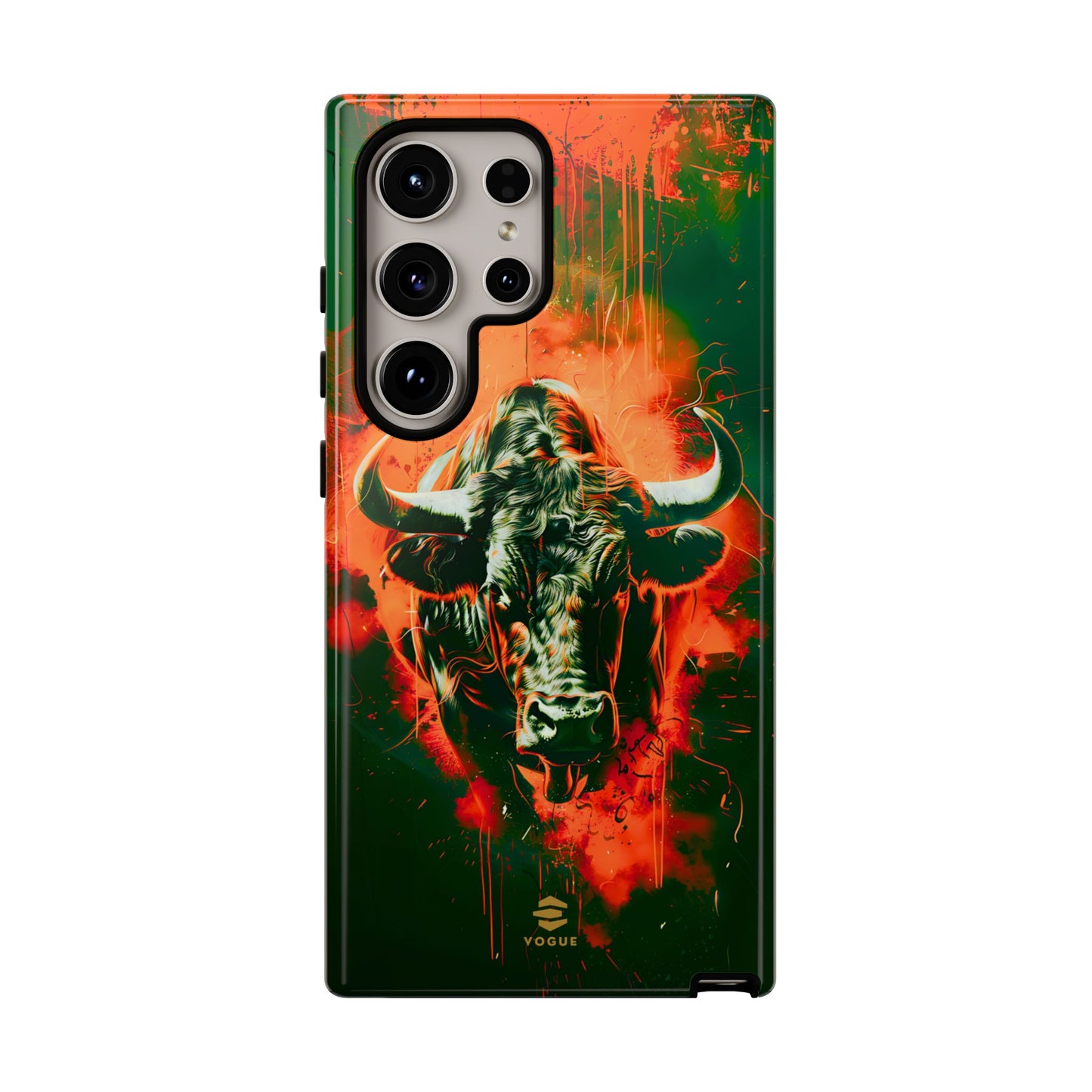 Green Bull Samsung Galaxy Tough Case