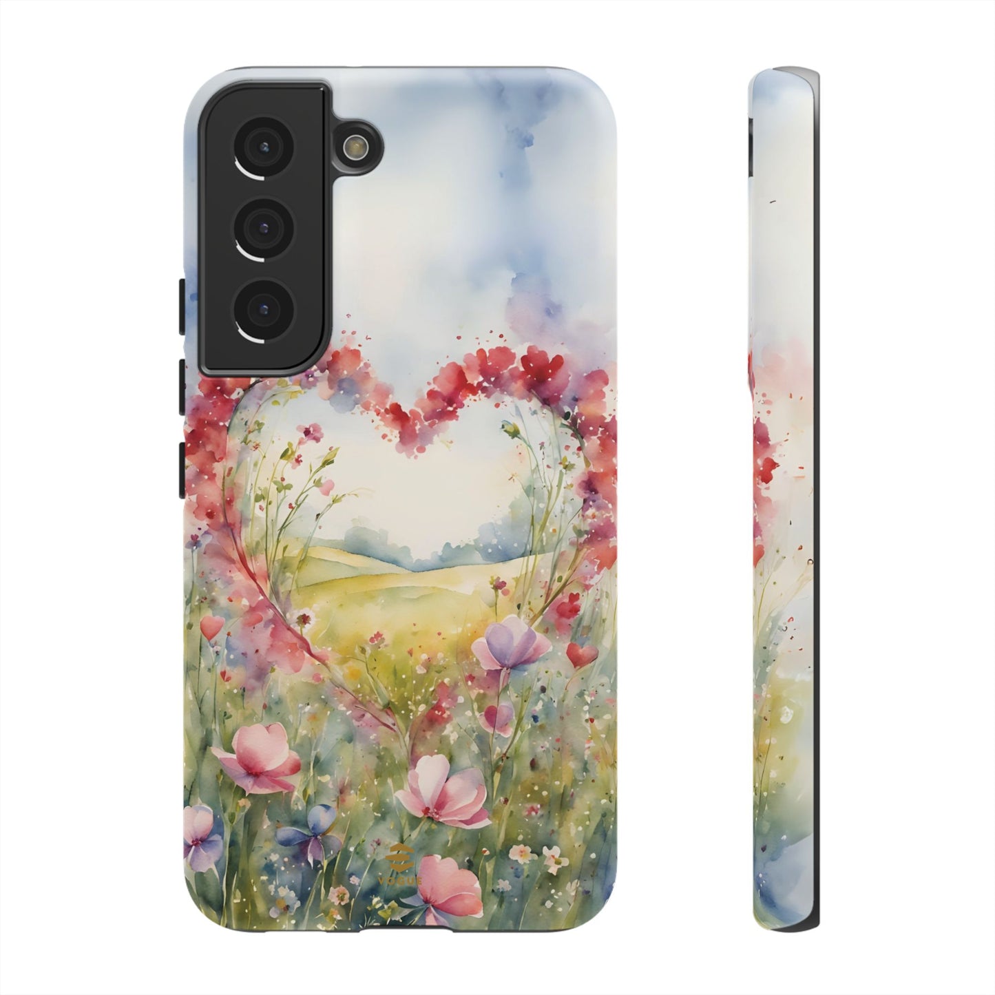Flower heart Tough Phone Case for Samsung