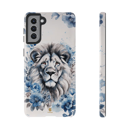 Lion Born to Win Samsung Galaxy Tough Phone Case