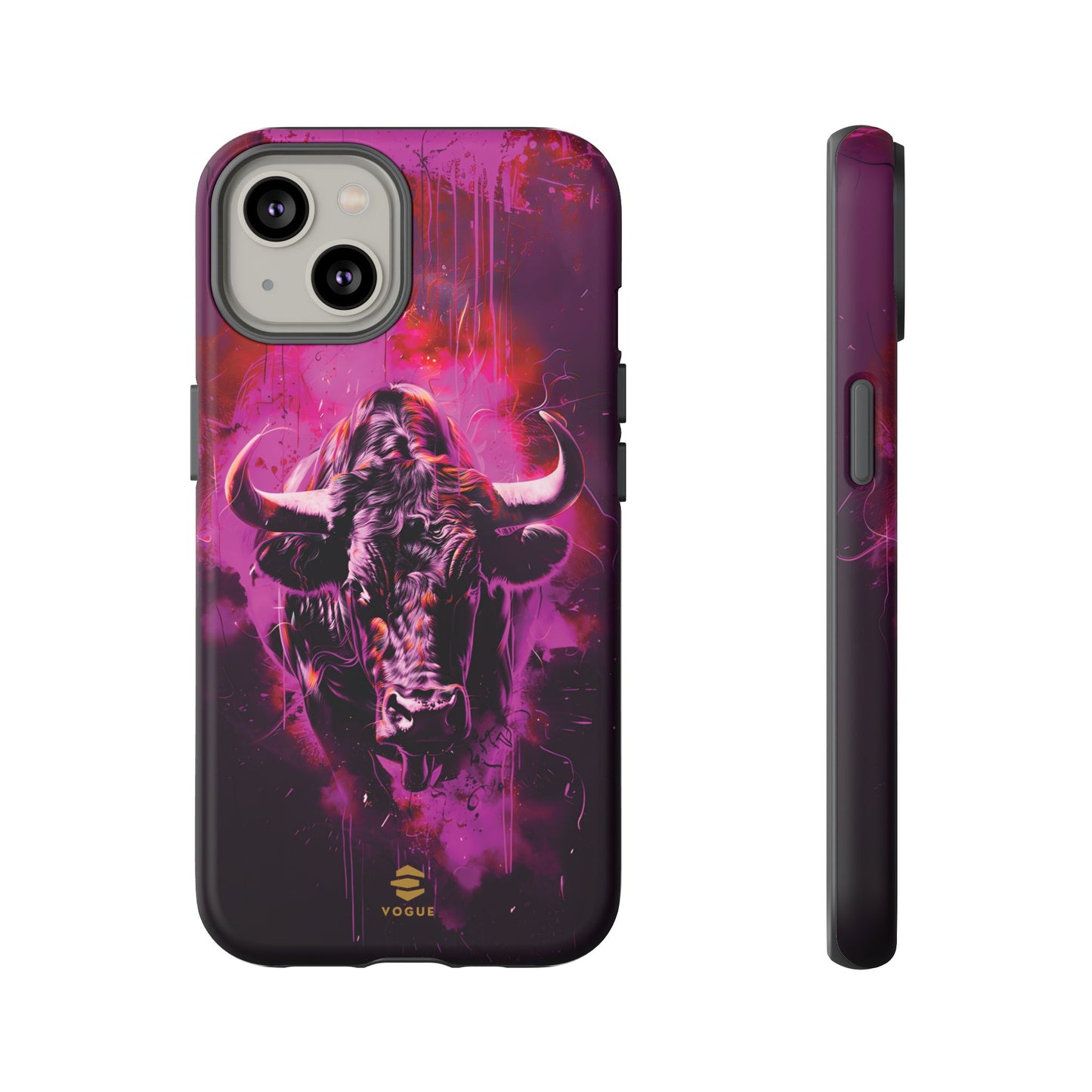 Bull Hot Pink iPhone Case