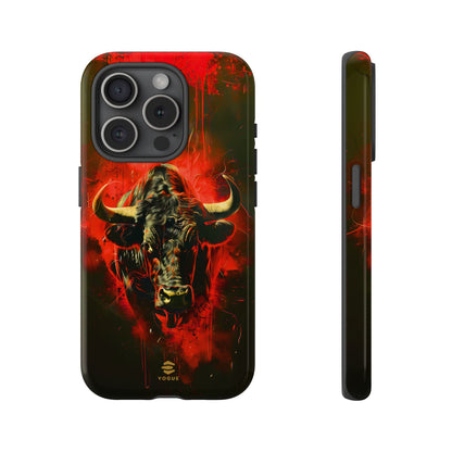 Bull Black iPhone Tough case