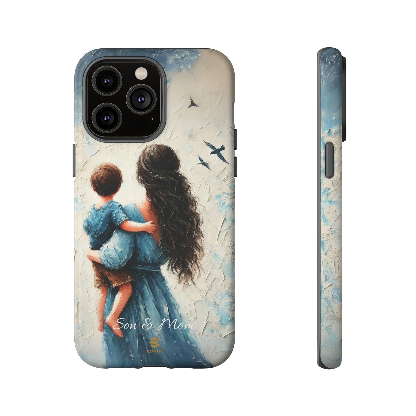 Custom Son & Mom iPhone Tough Case