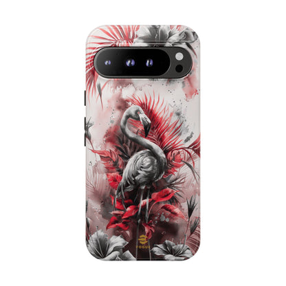 Flamingo Tropical Design Tough Phone Case Pixel