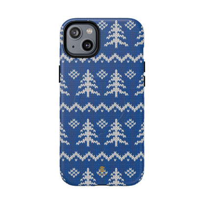 Blue Xmas MagSafe iPhone Case