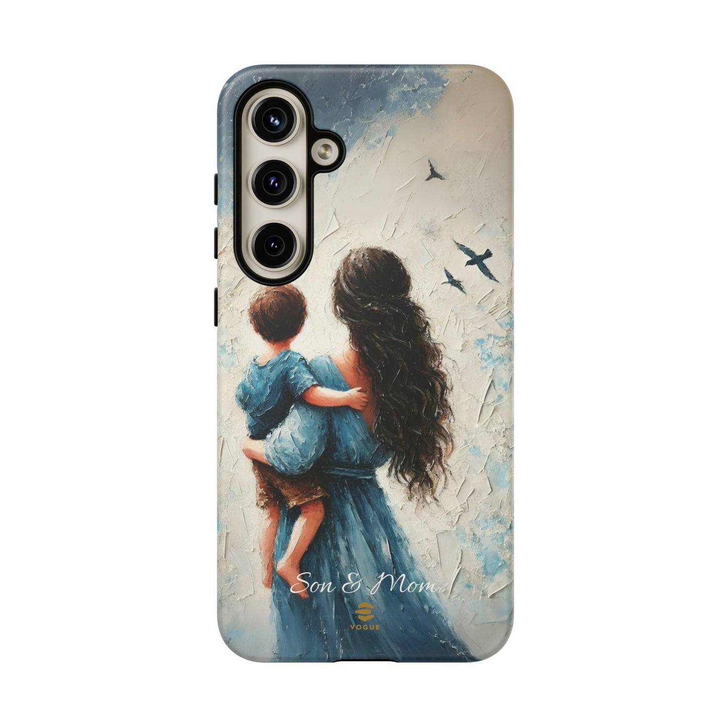 Custom Son & Mom Samsung Galaxy Tough Phone Case