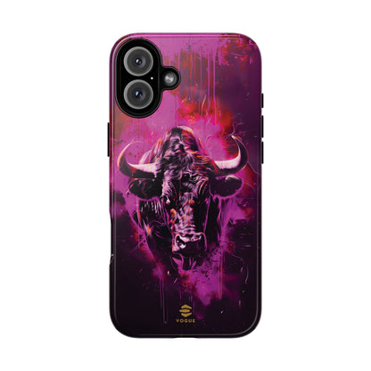 Bull Hot Pink iPhone Case