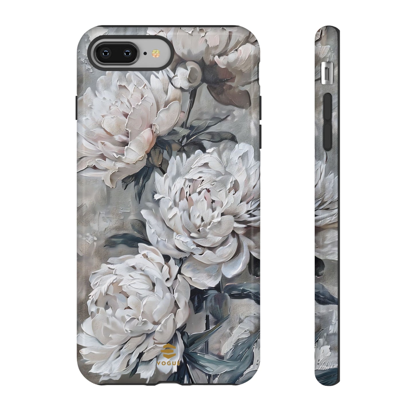 Funda para iPhone con pintura de peonías