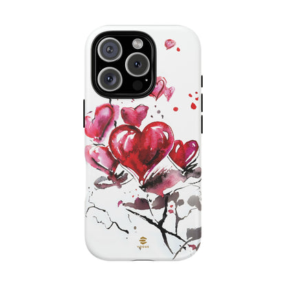 Abstract Heart Design - Phone Case MagSafe, Love, Valentine's Day Gift for Her