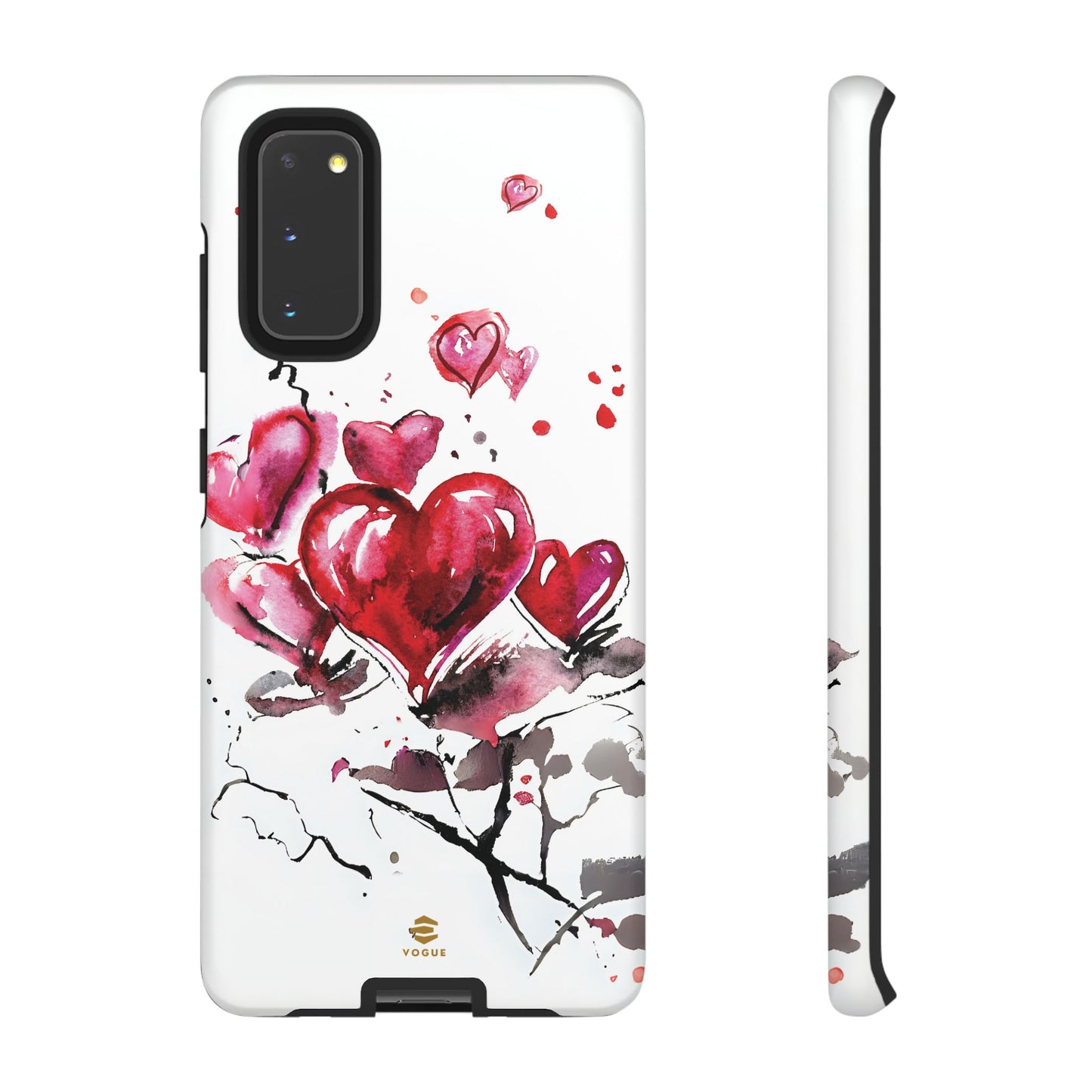 Abstract Hearts Art - Samsung  Phone Case, Love, Valentine's Day Gift for Her Protective tough cover