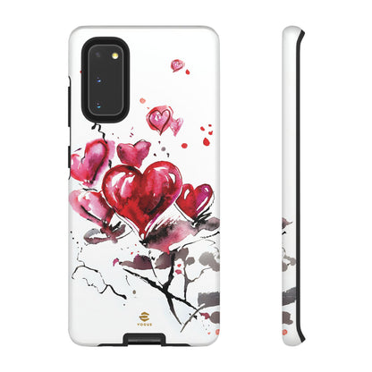 Abstract Hearts Art - Samsung  Phone Case, Love, Valentine's Day Gift for Her Protective tough cover