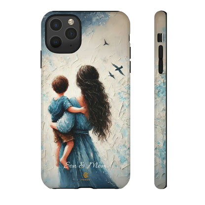 Custom Son & Mom iPhone Tough Case