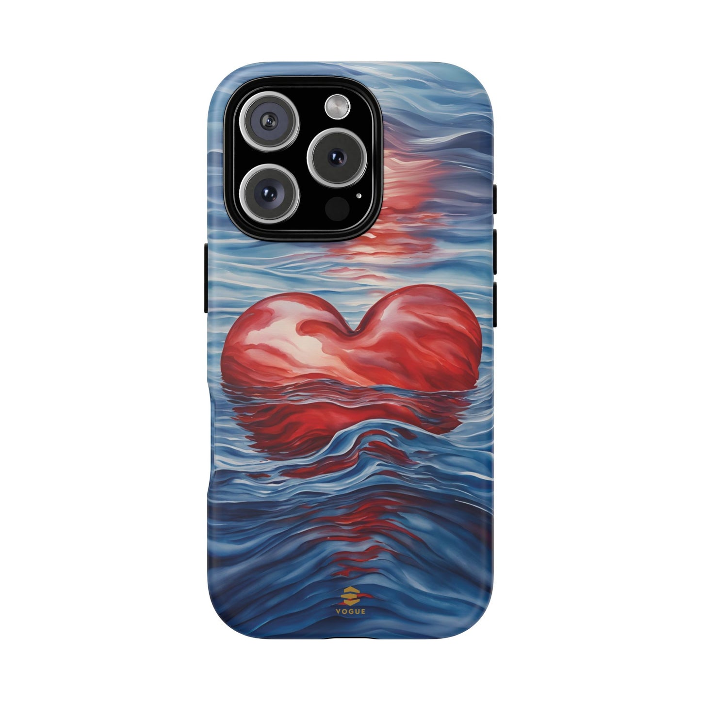 Deep Devotion Red Heart iPhone Tough Case Valentine's gift Protective Cover