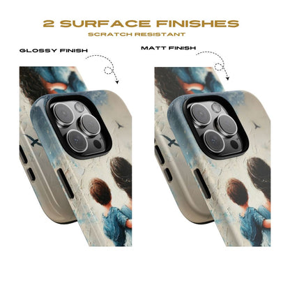 Custom Son & Mom iPhone Tough Case