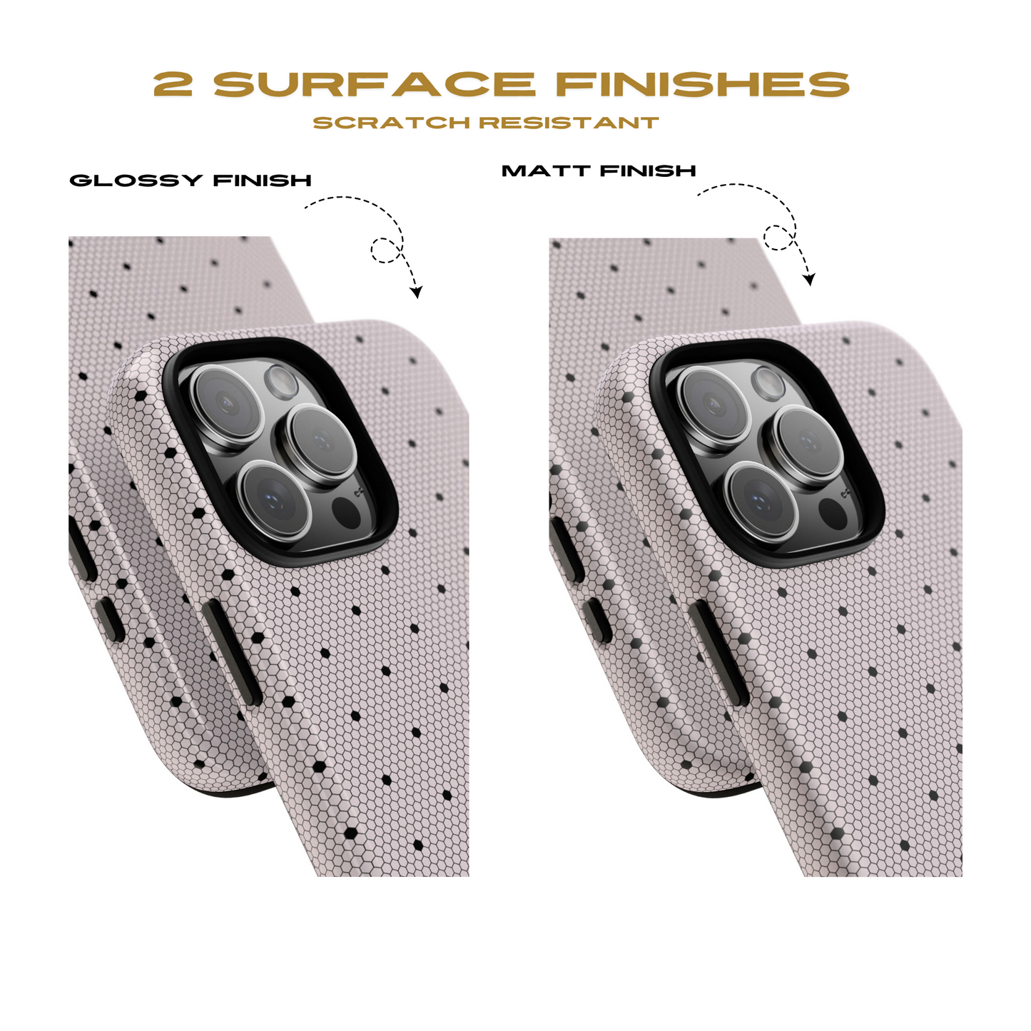 Funda para iPhone Allure con encaje color piel