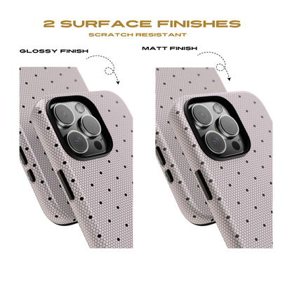 Funda para iPhone Allure con encaje color piel