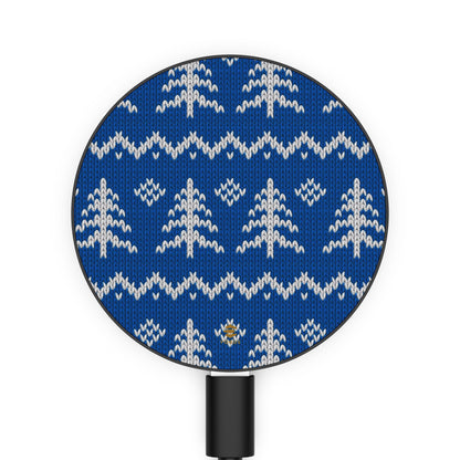 Blue Xmas Jumper Induction Charger