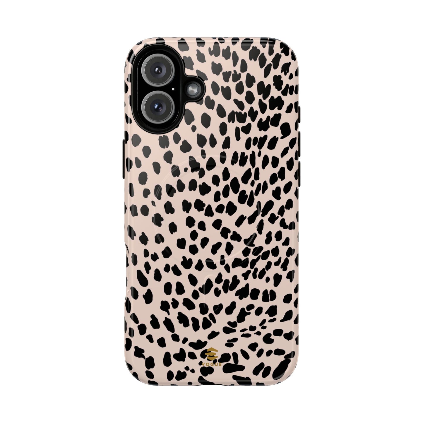 Beige Animal Print MagSafe iPhone Case