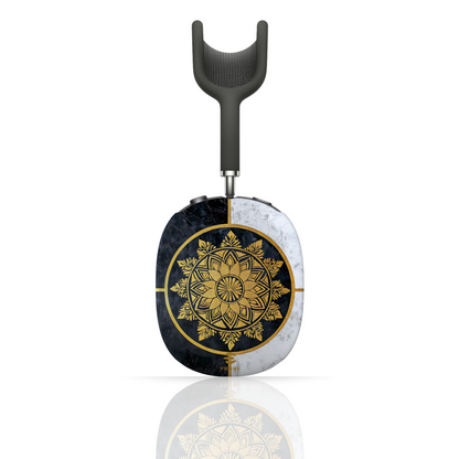 Gold Mandala Art AirPod Max Cases