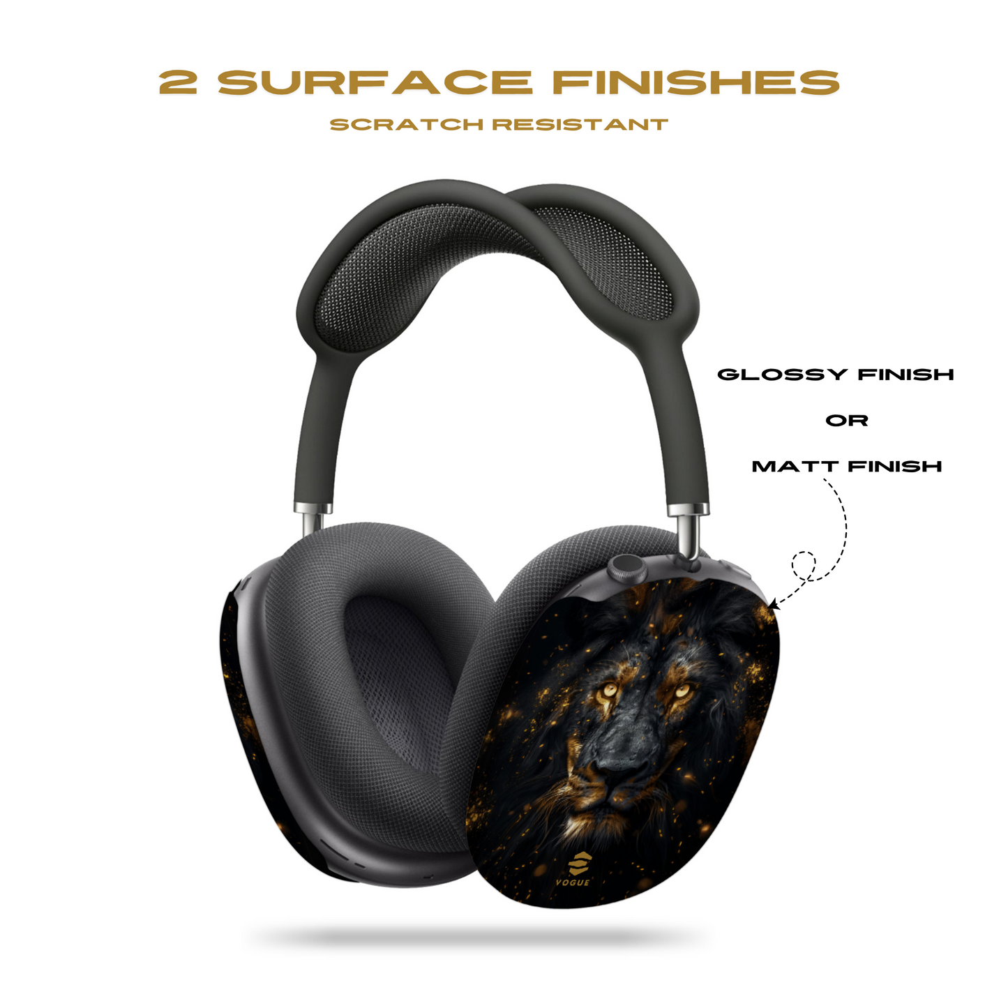 Black Lion Art AirPod Max Cases