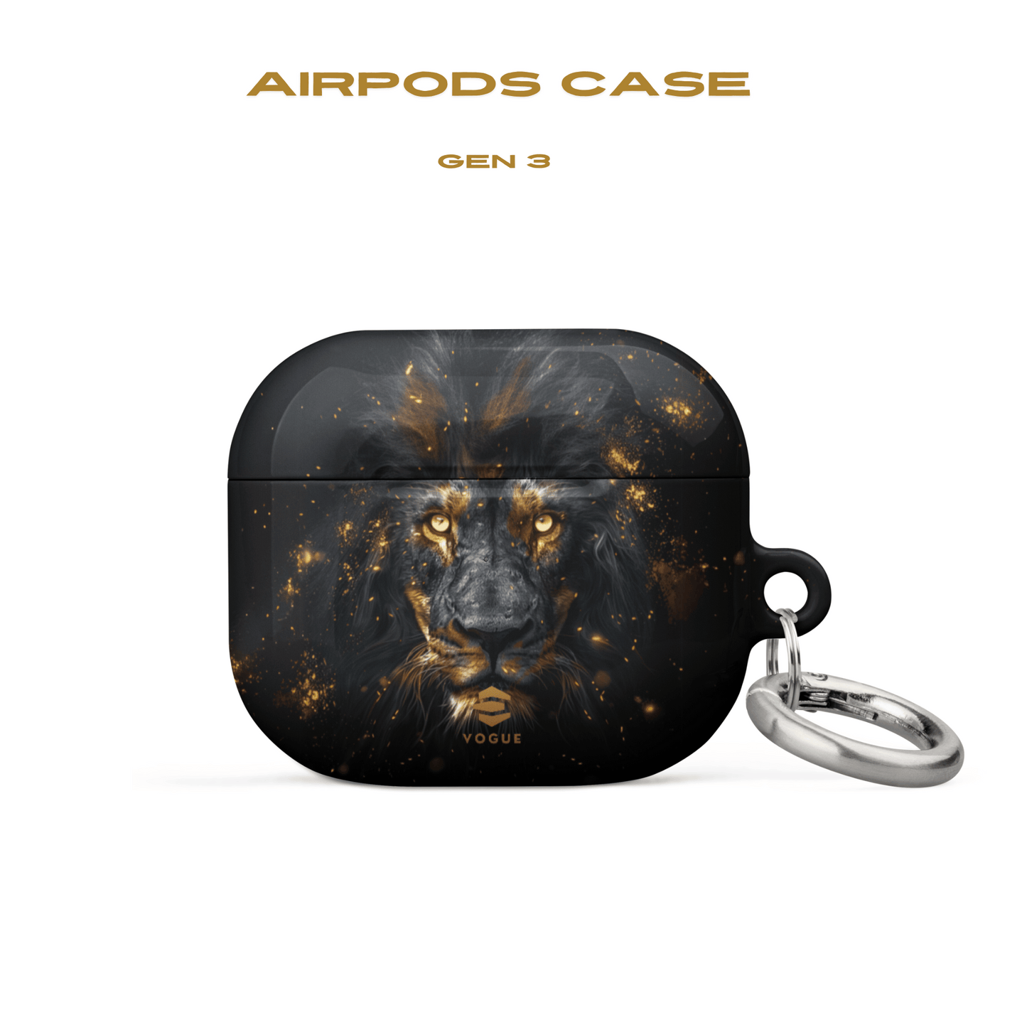 Black Lion AirPod Cases