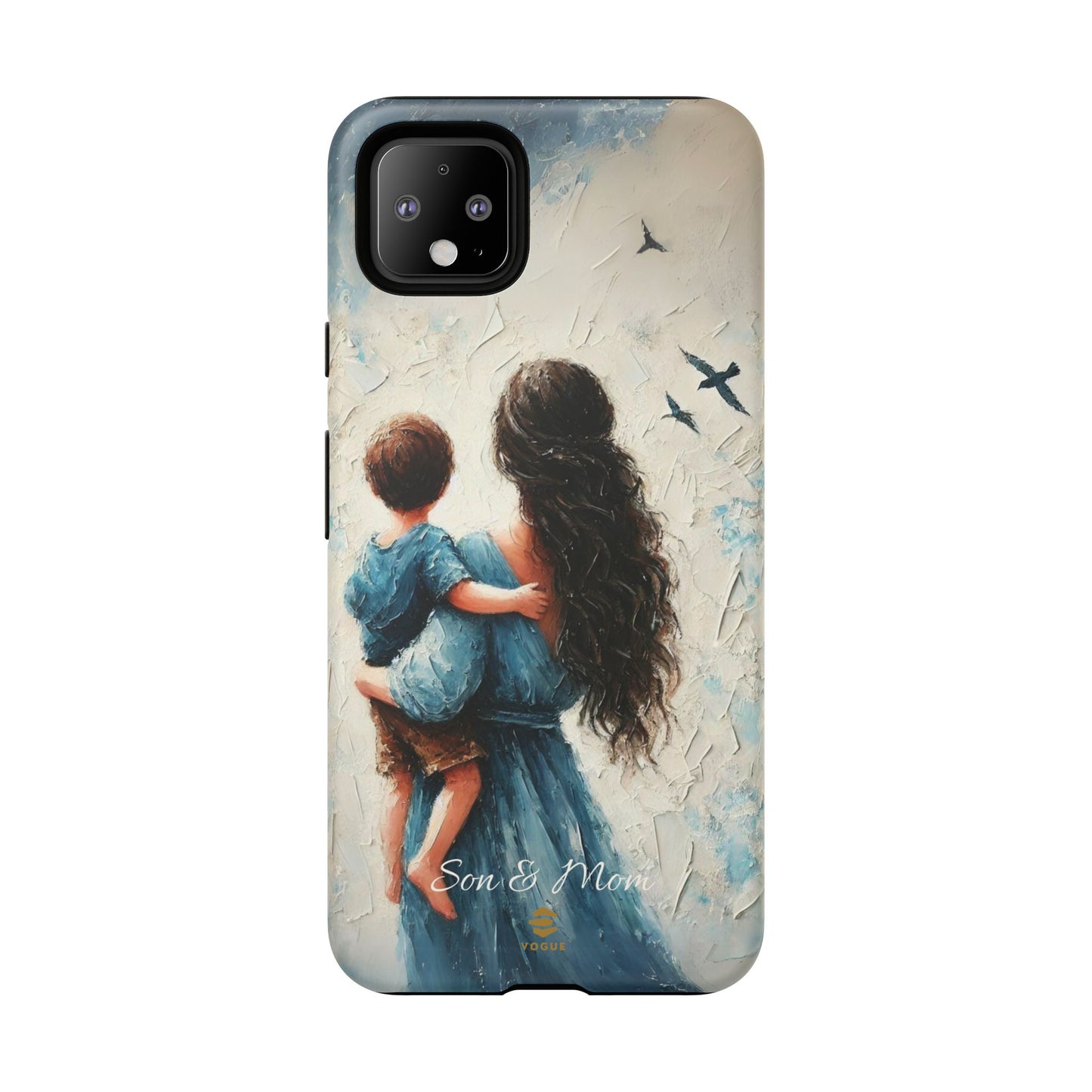 Custom Son & Mom Google Pixel Tough Phone Case