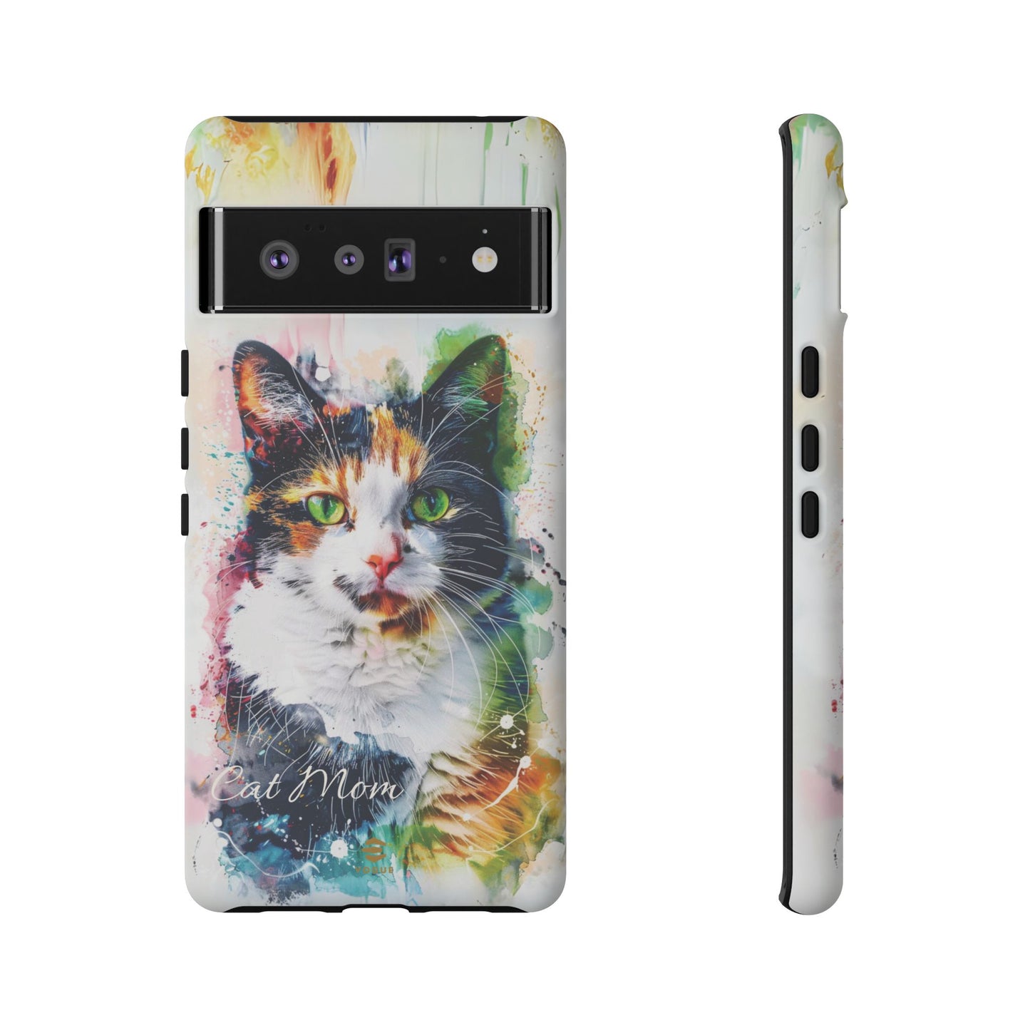 Custom Cat Mom Google Pixel Tough Case