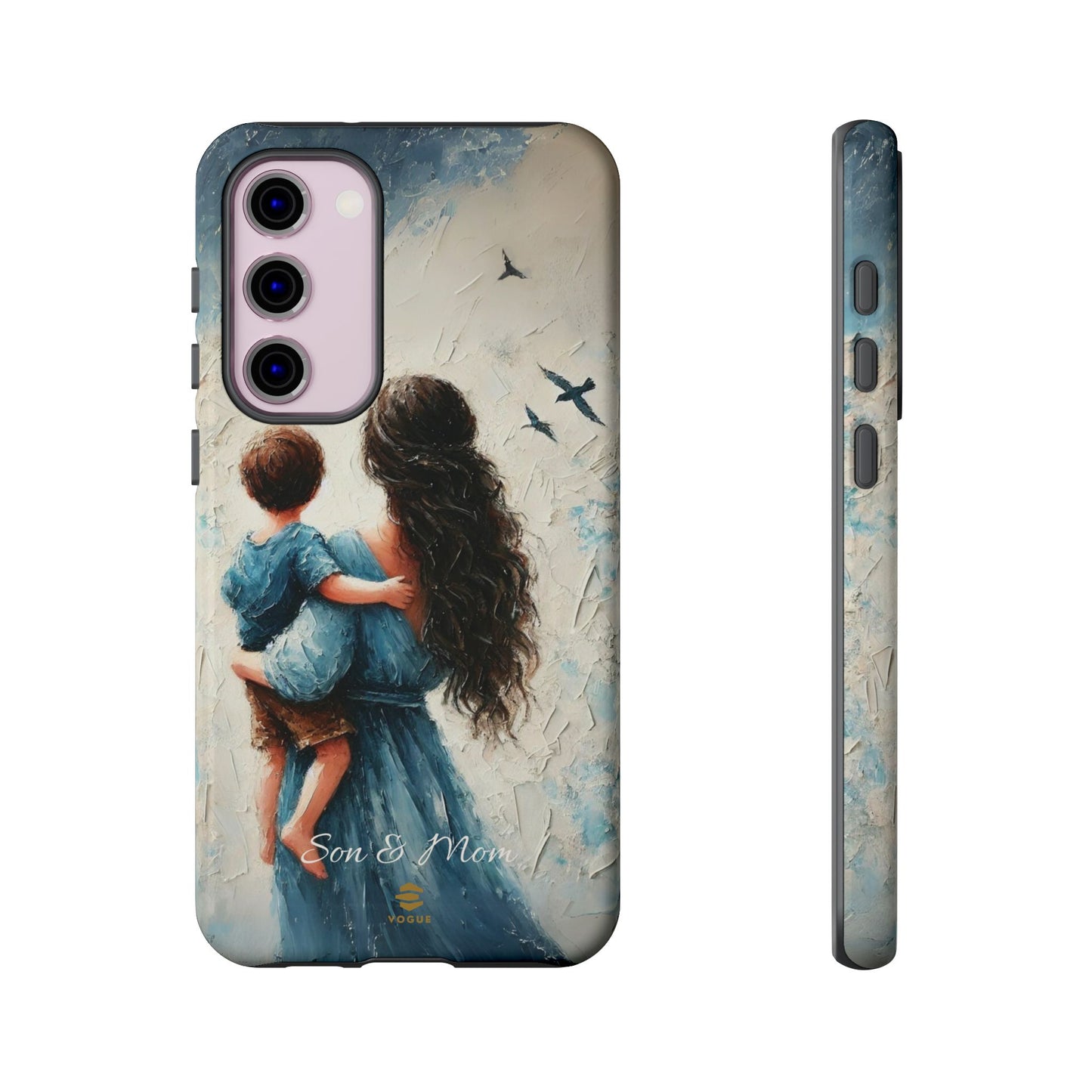Custom Son & Mom Samsung Galaxy Tough Phone Case