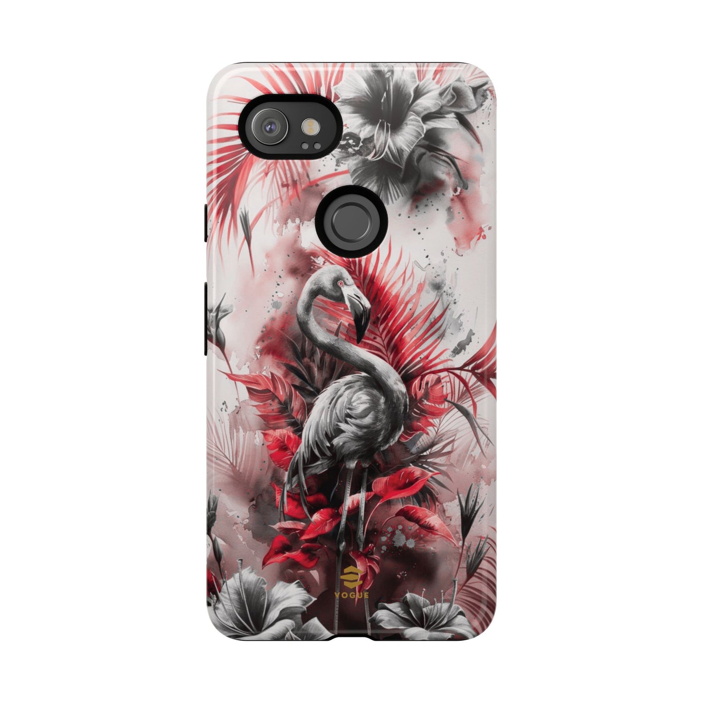 Flamingo Tropical Design Tough Phone Case Pixel
