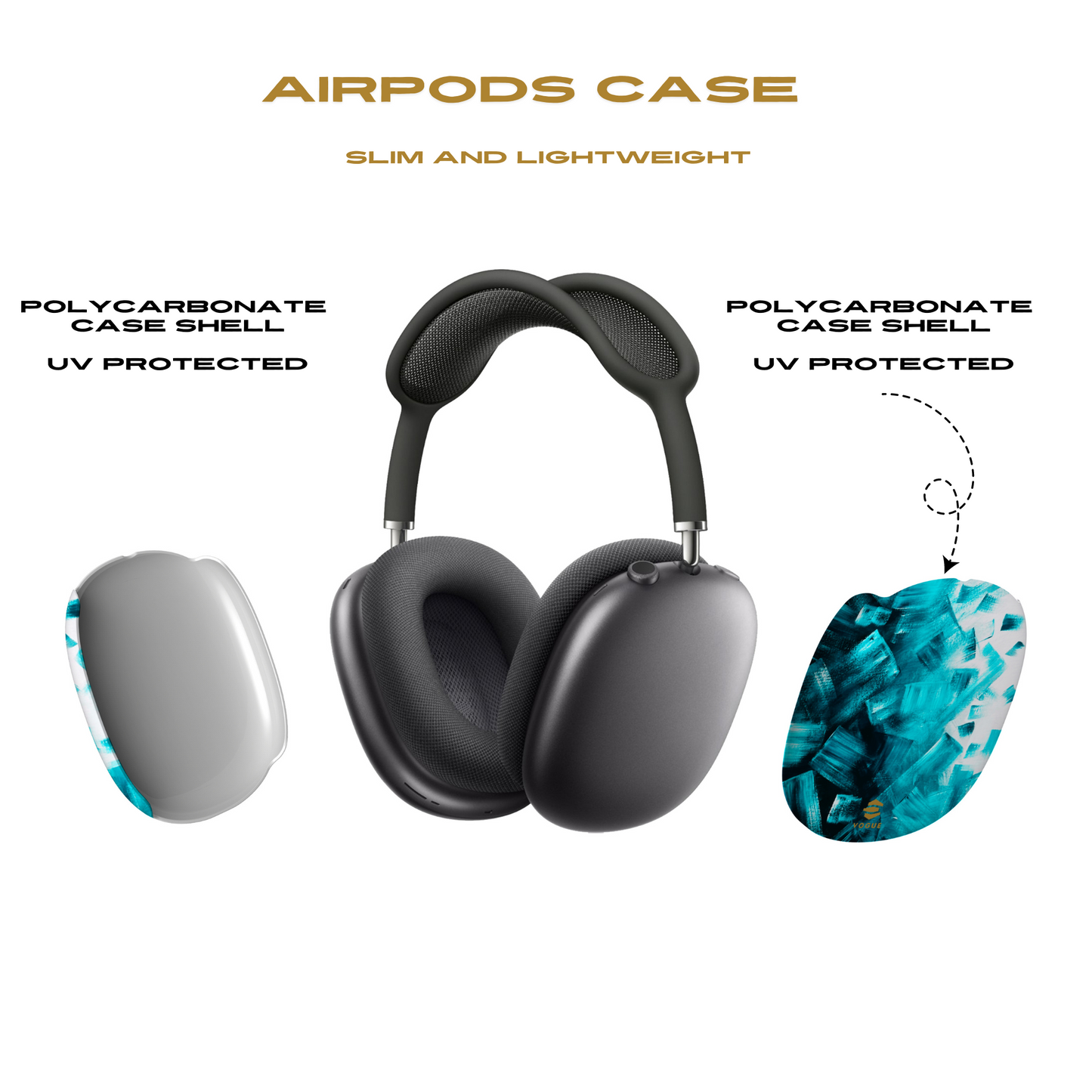 Die Seas Azure AirPod Max-Hüllen