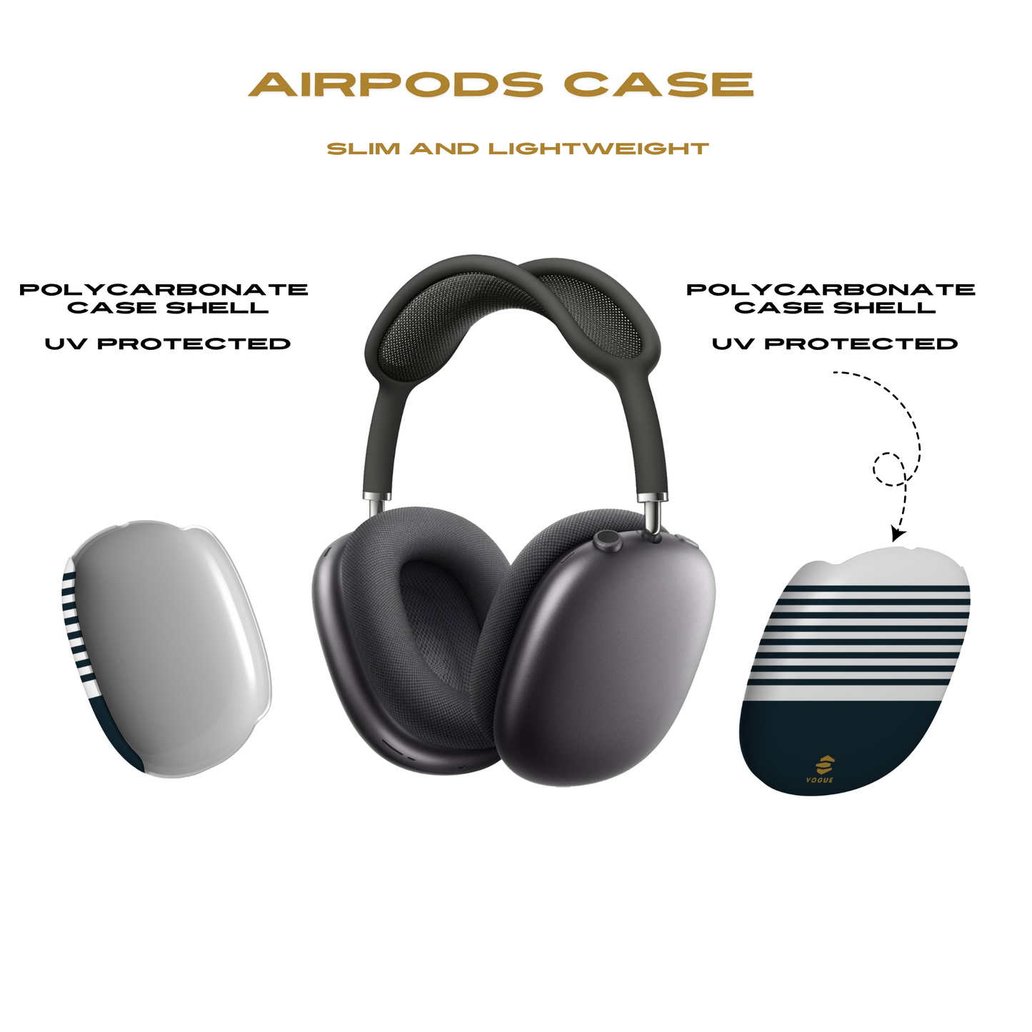 Minimalistische AirPod Max-Hüllen