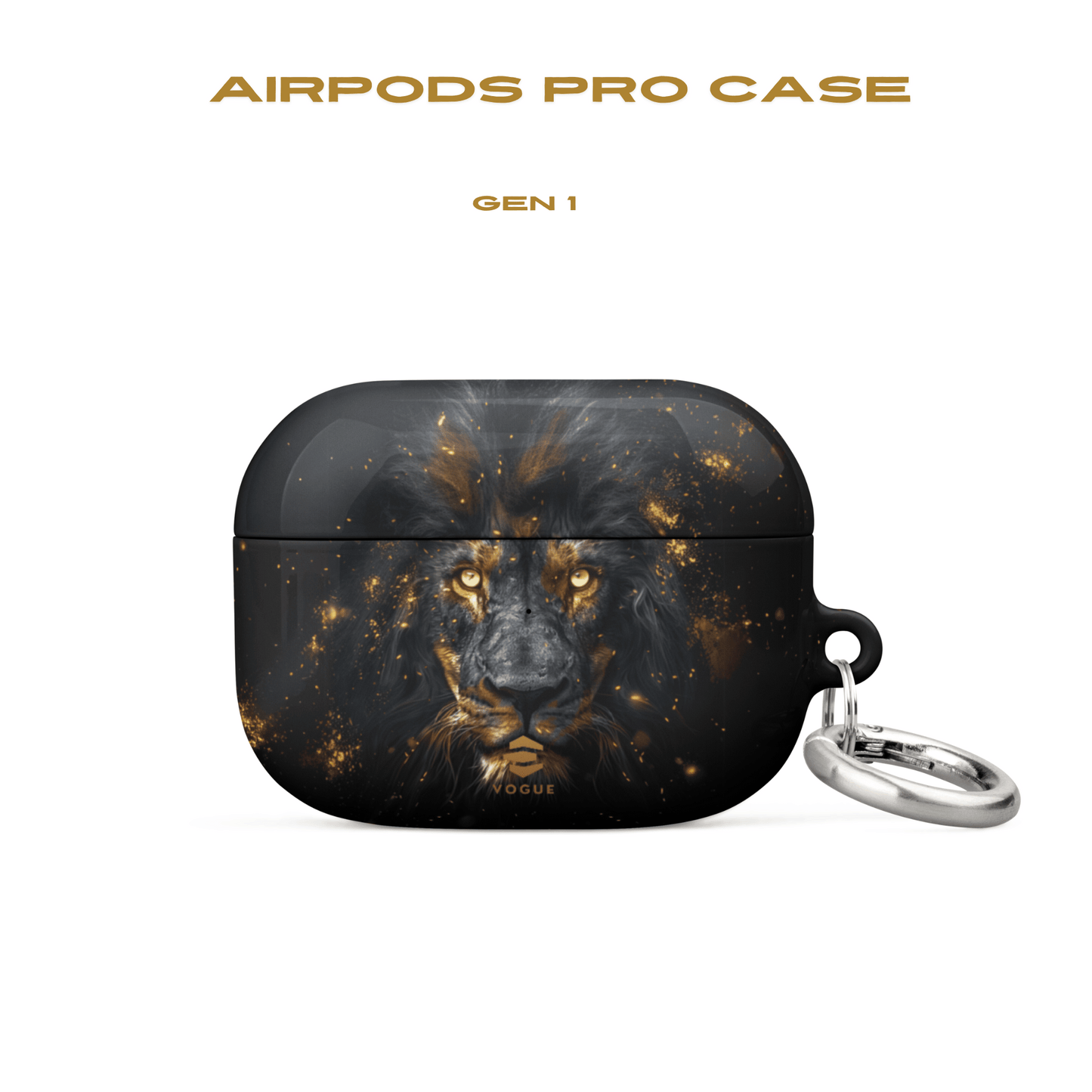 Black Lion AirPod Cases