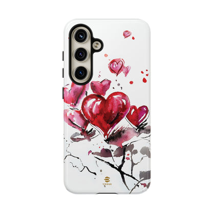 Abstract Hearts Art - Samsung  Phone Case, Love, Valentine's Day Gift for Her Protective tough cover