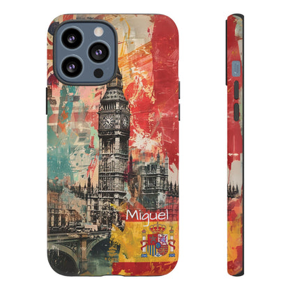 Custom Spanish in London iPhone Case