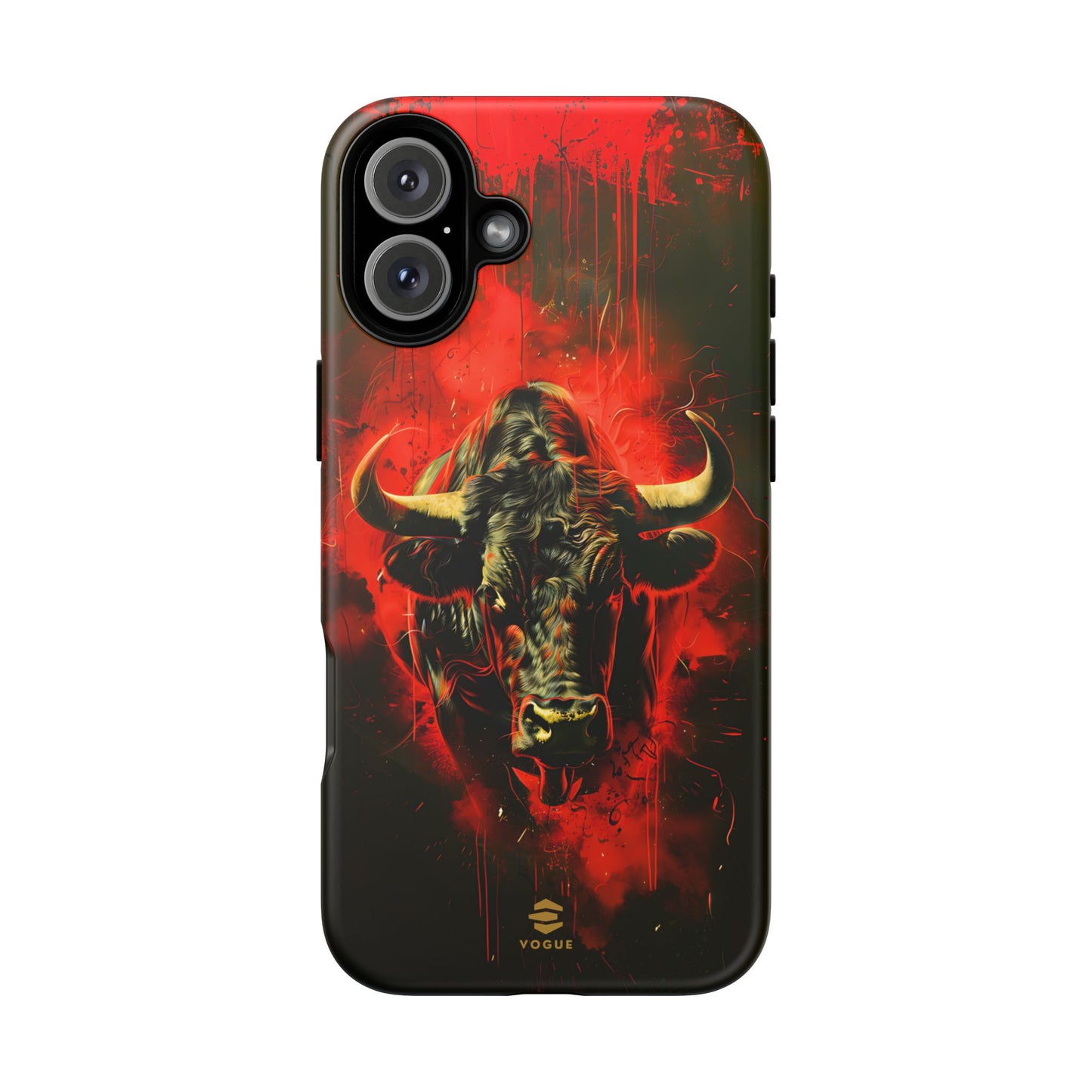 Bull Black iPhone Tough case