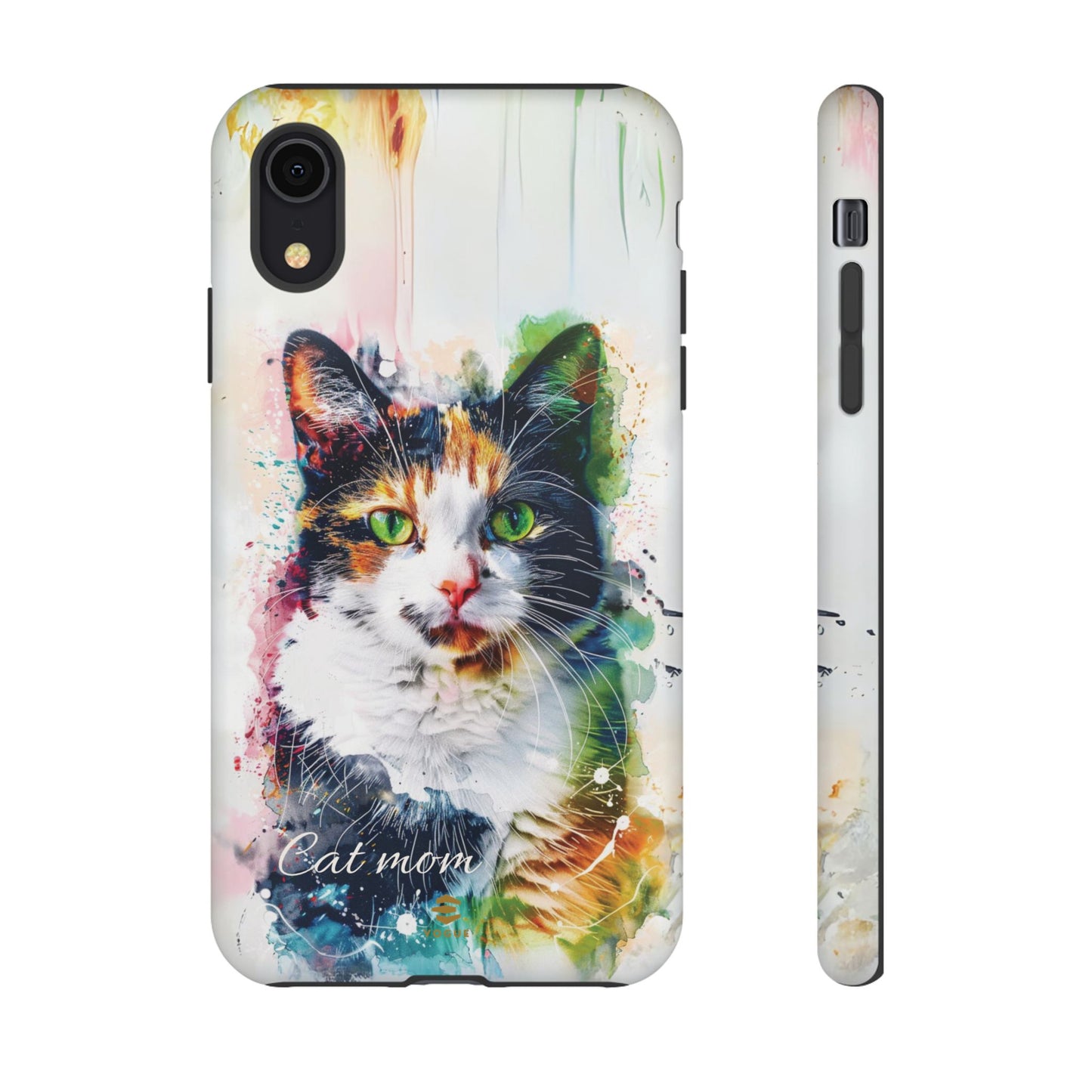 Custom Cat Mom iPhone Tough Case