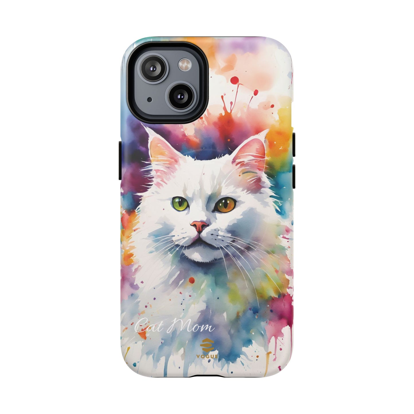 Custom White Cat  Magsafe Phone Case