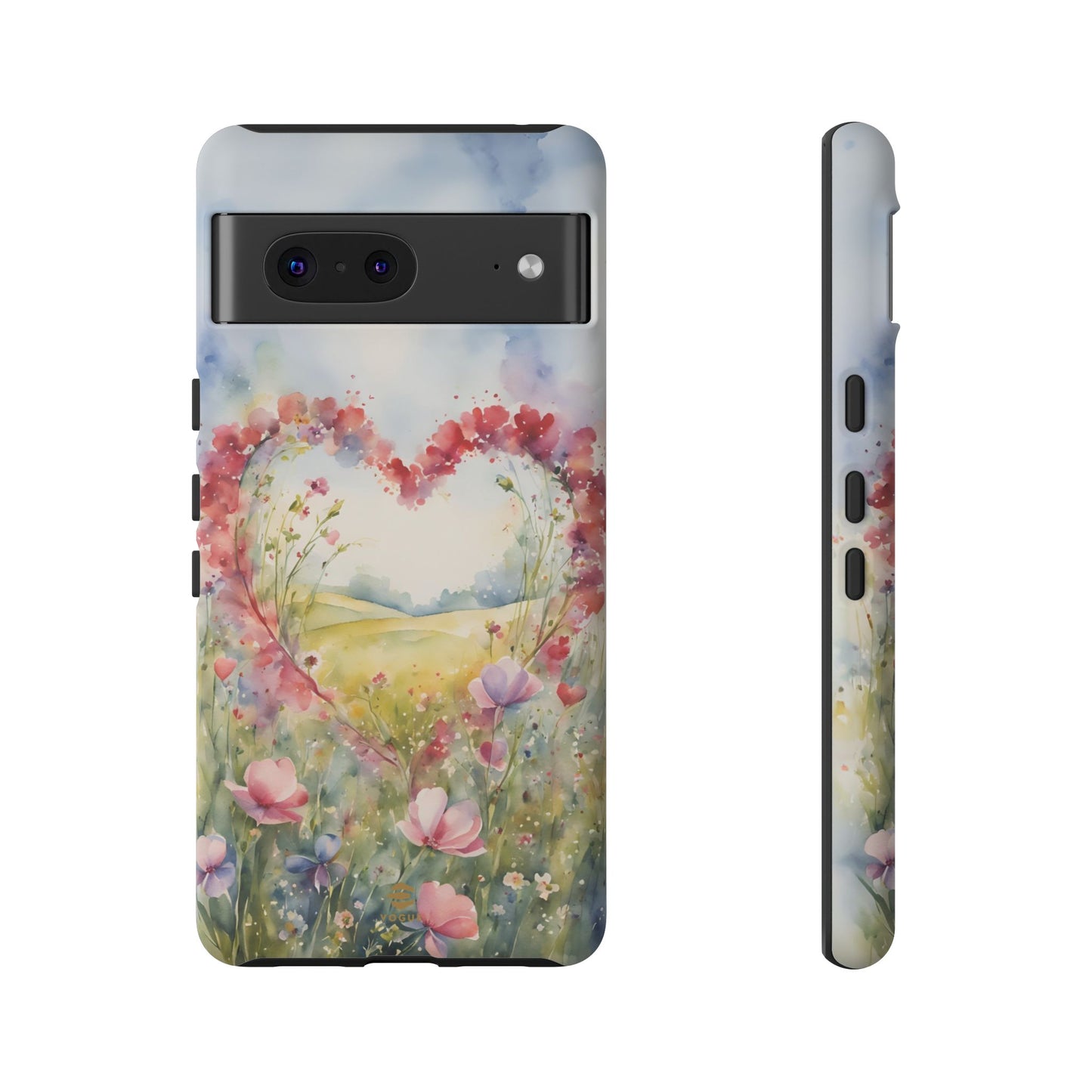 Flower heart Tough Phone Case for Google