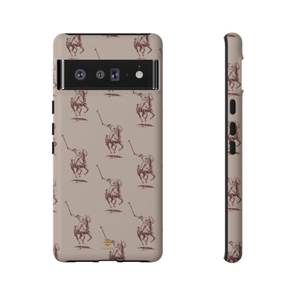 Polo Player Brown Google Pixel Case