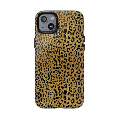 Gold Leopard MagSafe iPhone Case