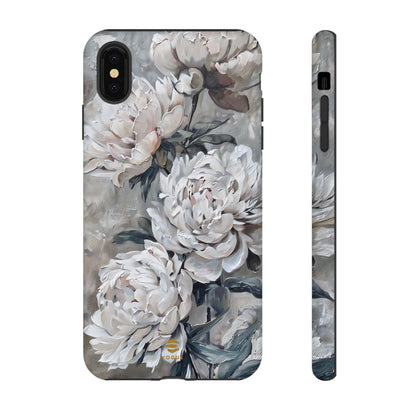 Funda para iPhone con pintura de peonías