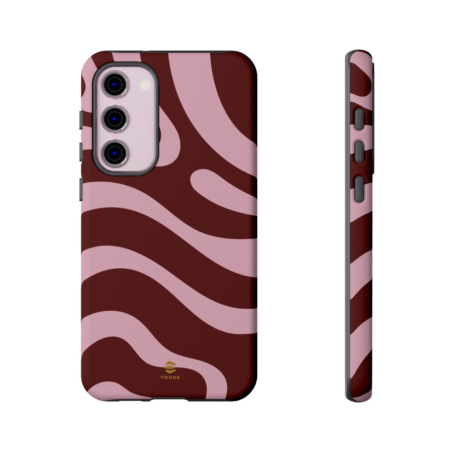 Maroon Ripple Samsung Galaxy Case