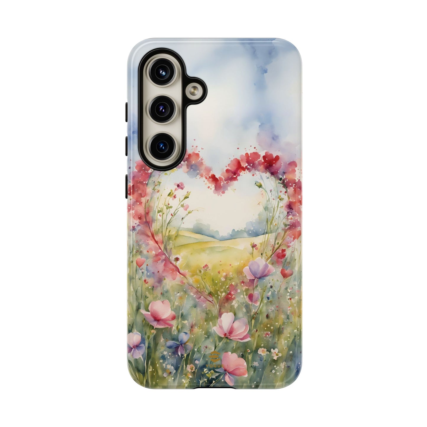 Flower heart Tough Phone Case for Samsung