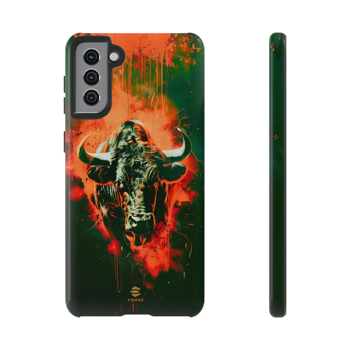 Green Bull Samsung Galaxy Tough Case