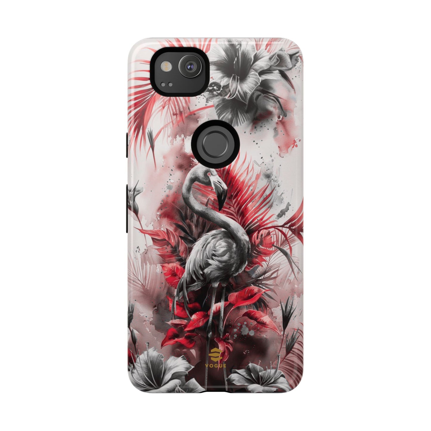Flamingo Tropical Design Tough Phone Case Pixel