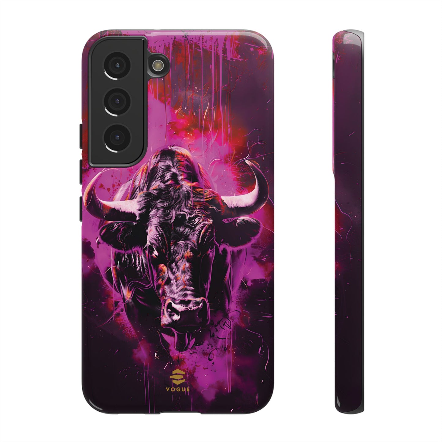 Bull Hot Pink Samsung Galaxy phone case