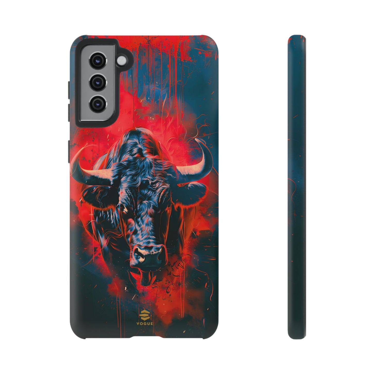 Bull Teal  Samsung Galaxy phone case